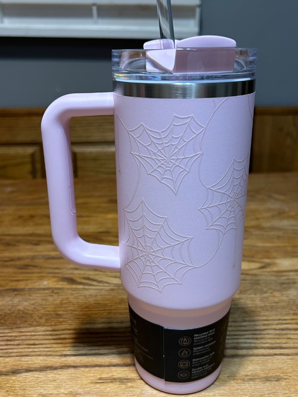 NEW Stanley 30 oz Quencher H2.0 — Pink Sugar Spider Webs | Halloween 2026 🎃 - Picture 2 of 10